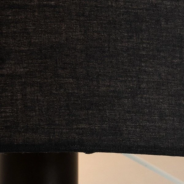 Торшер Arte Lamp Combo A2070PN-1BK, арматура черная / бежевая, плафон ткань белая, 38х38 см - фото 1