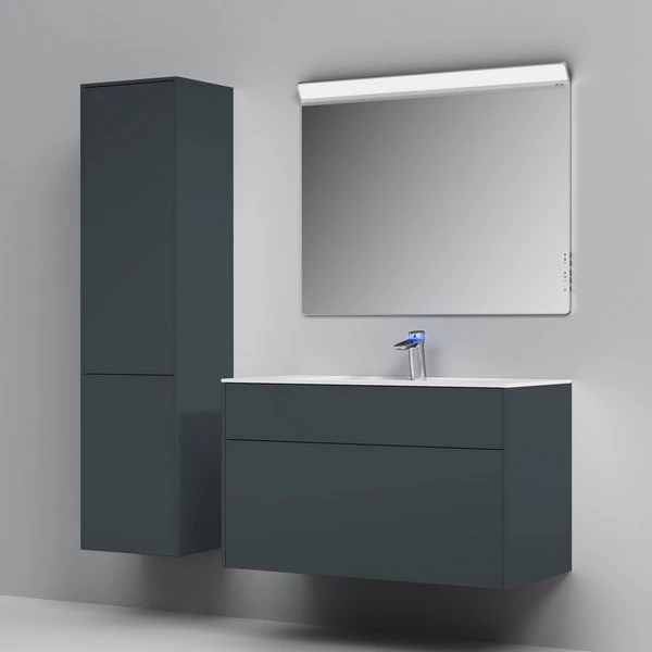 Мебель для ванной AM.PM Inspire 2.0 100 подвесной, цвет графит матовый - фото 1