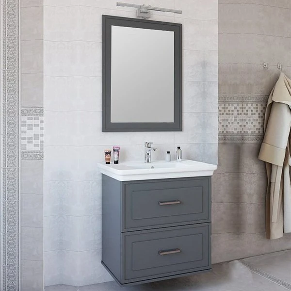 Мебель для ванной Sanflor Модена 75, цвет серый