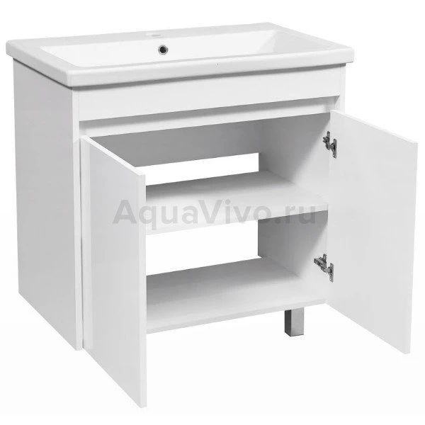 Мебель для ванной Stella Polar Фаворита 80, напольная, цвет белый - фото 1
