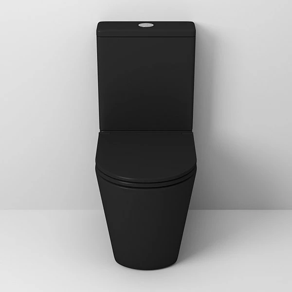 Унитаз Grossman GR-4449 BMS напольный, безободковый, с сиденьем микролифт, цвет черный матовый