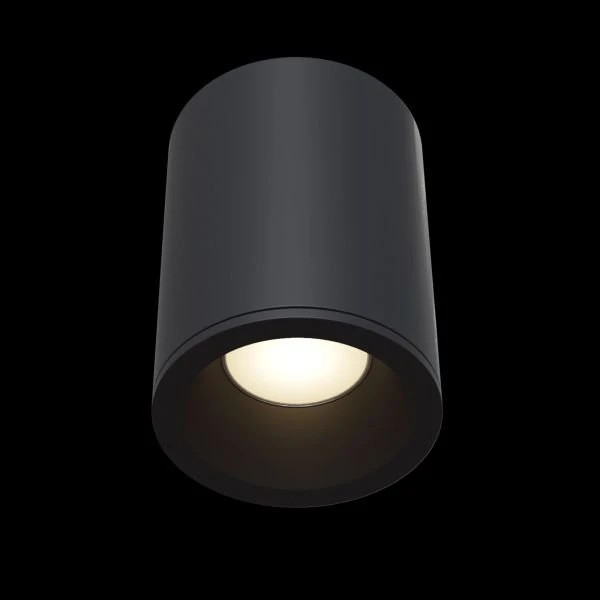 Потолочный светильник Maytoni Technical Alfa C029CL-01B, арматура черная, плафон металл черный - фото 1