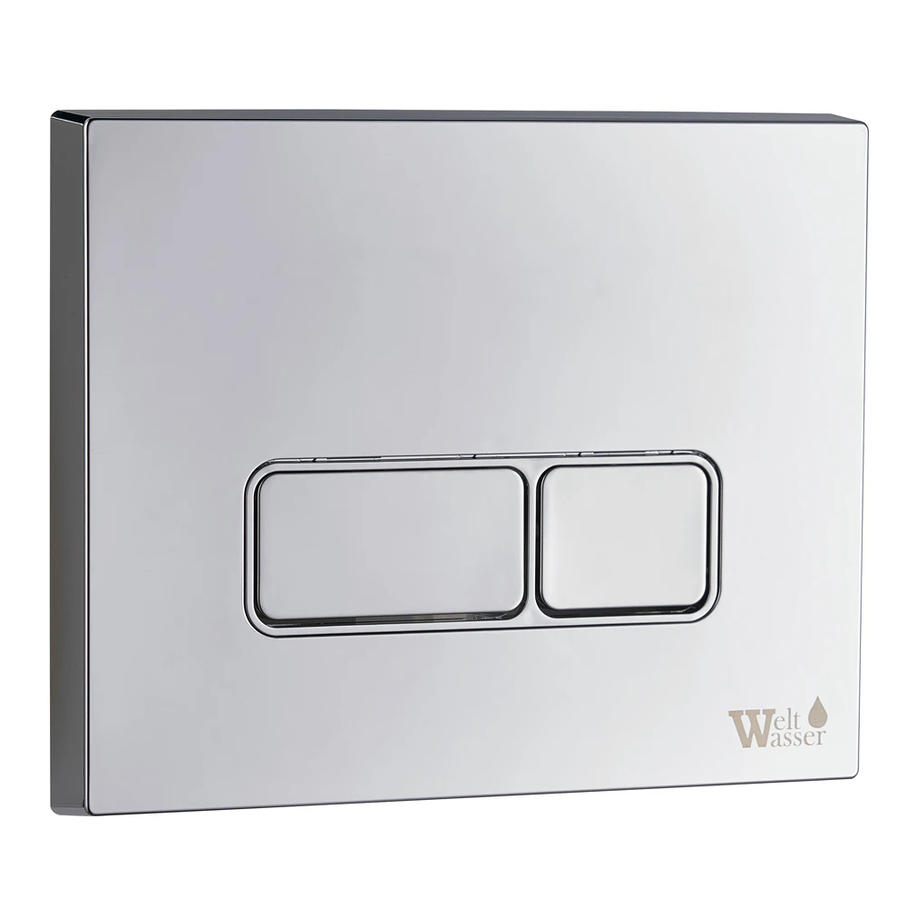 Комплект Weltwasser 10000006462 унитаза Baarbach 004 GL-WT с сиденьем микролифт и инсталляции Marberg 410 с кнопкой Marberg 410 SE CR хром