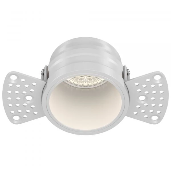 Встраиваемый светильник Maytoni Technical Reif DL048-01W, арматура белая, плафон металл белый