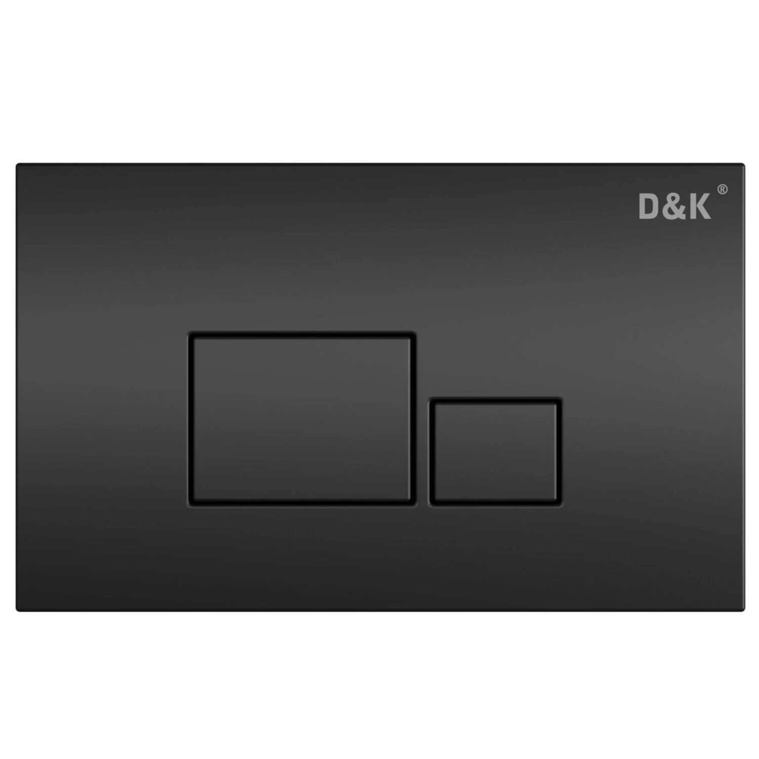 Кнопка смыва D&K Quadro DB1519025 для унитаза, цвет черный