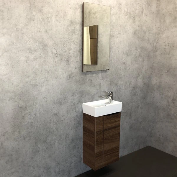 Мебель для ванной Comforty Асти 40, цвет дуб темно-коричневый - фото 1