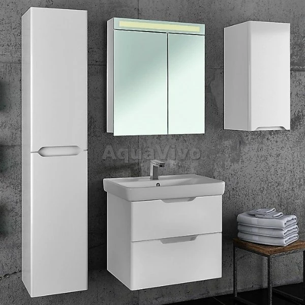 Мебель для ванной Dreja Q 80, цвет белый лак