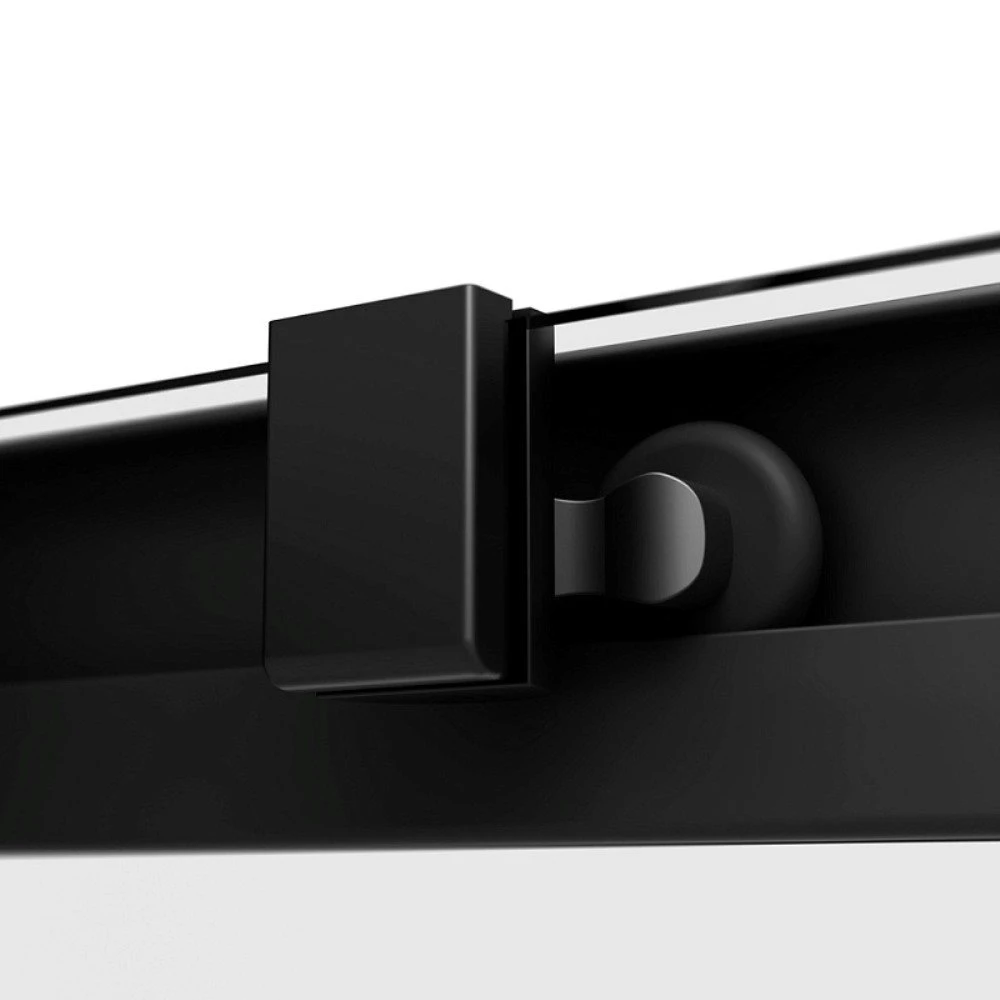 Душевой уголок AM.PM Func Square Slide 120х90, стекло прозрачное, профиль черный матовый