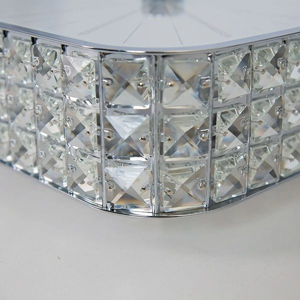 Потолочный светильник Citilux Портал CL324241, арматура хром, плафон стекло / хрусталь прозрачный, 31х31 см