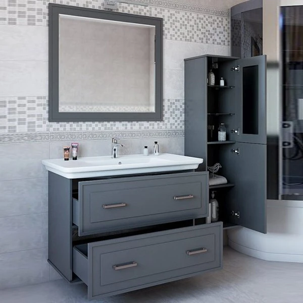 Мебель для ванной Sanflor Модена 105, цвет серый - фото 1