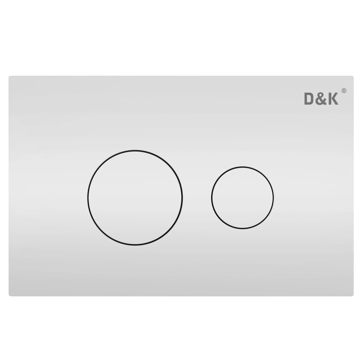 Кнопка смыва D&K Venice DB1029016 для унитаза, цвет белый