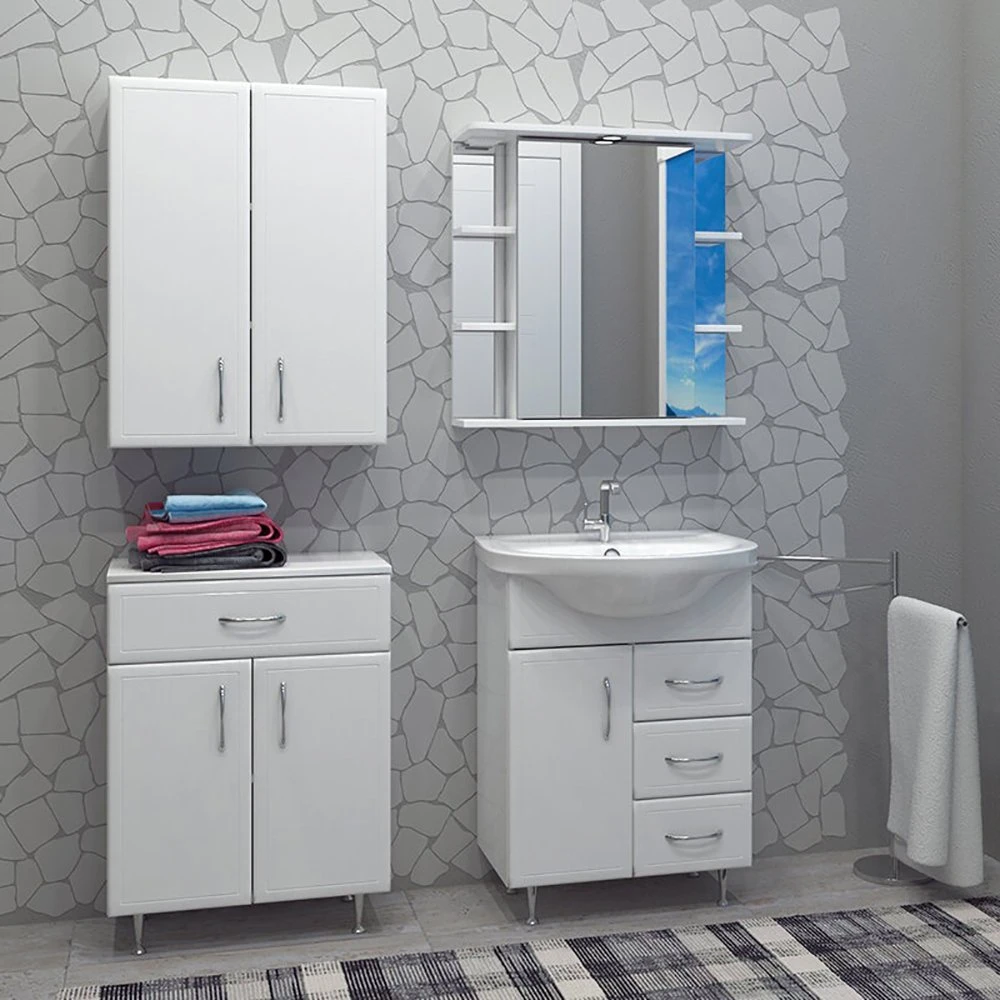 Мебель для ванной Stella Polar Концепт 65, цвет белый
