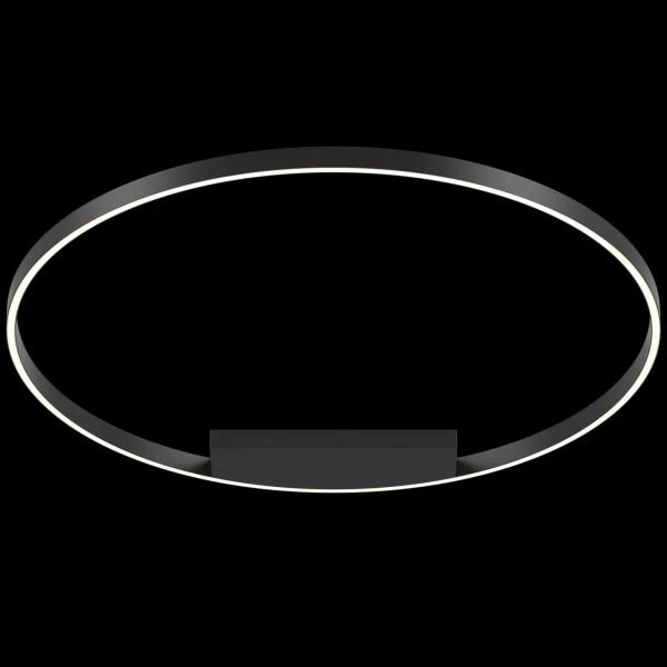 Потолочный светильник Maytoni Rim MOD058CL-L65B4K, арматура черная, плафон металл черный - фото 1
