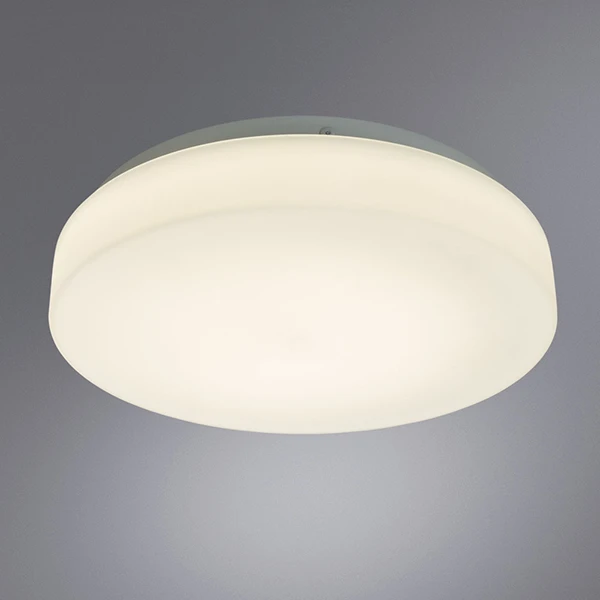 Потолочный светильник Arte Lamp Aqua-Tablet Led A6836PL-1WH, арматура белая, плафон стекло белое, 31х31 см - фото 1