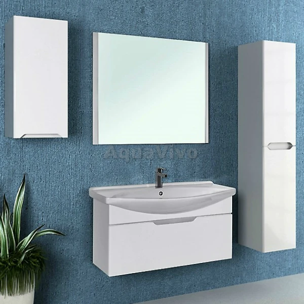 Мебель для ванной Dreja Laguna 85, цвет белый лак