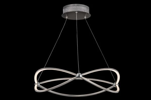 Подвесной светильник Maytoni Weave MOD062PL-L45CH3K, арматура никель, плафон металл никель