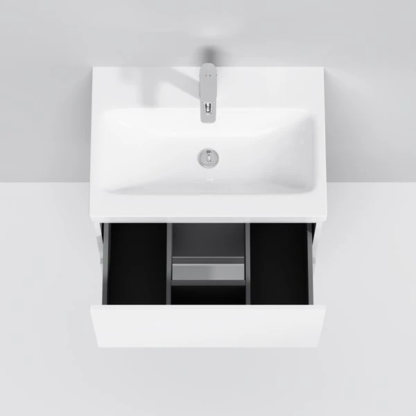 Мебель для ванной AM.PM Gem 60 подвесная, 1 ящик, цвет белый глянец - фото 1