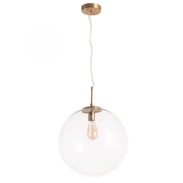 Подвесной светильник Arte Lamp Volare A1940SP-1AB, арматура цвет бронза, плафон/абажур стекло, цвет прозрачный