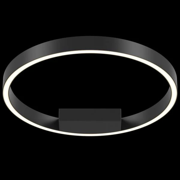 Потолочный светильник Maytoni Rim MOD058CL-L25B4K, арматура черная, плафон металл черный - фото 1