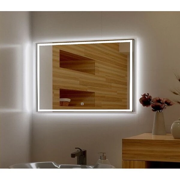 Зеркало Art & Max Monza 140x80, с подсветкой и диммером - фото 1