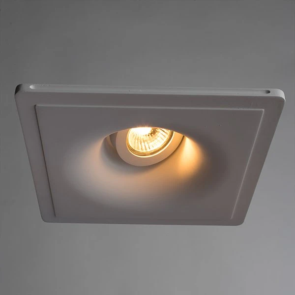 Точечный светильник Arte Lamp Invisible A9410PL-1WH, арматура белая, 21х21 см - фото 1