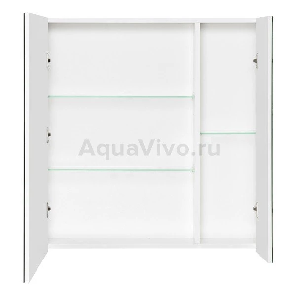 Шкаф-зеркало Акватон Беверли 80, цвет белый