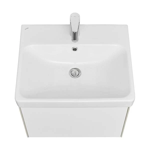 Мебель для ванной Акватон Асти 55, цвет белый глянец / ясень шимо - фото 1