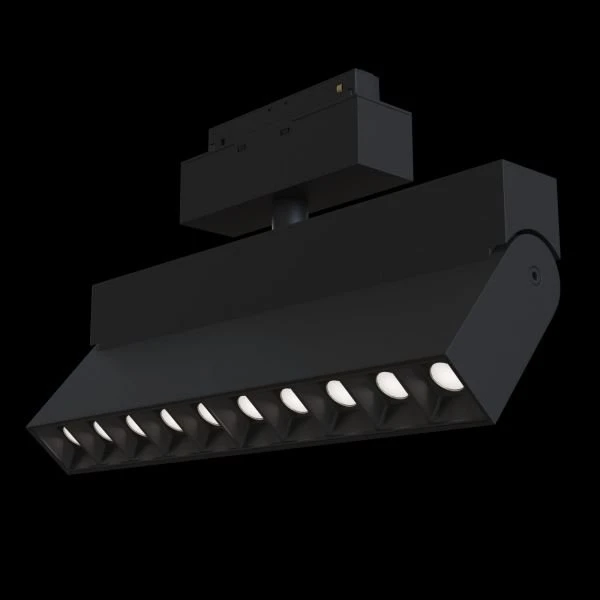 Трековый светильник Maytoni Technical Points TR015-2-20W4K-B, арматура черная, плафон металл черный - фото 1