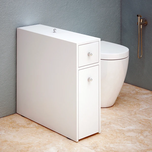Тумба Corozo Энри 20 для туалета, цвет белый