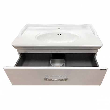 Мебель для ванной Comforty Неаполь 80, цвет белый глянец - фото 1