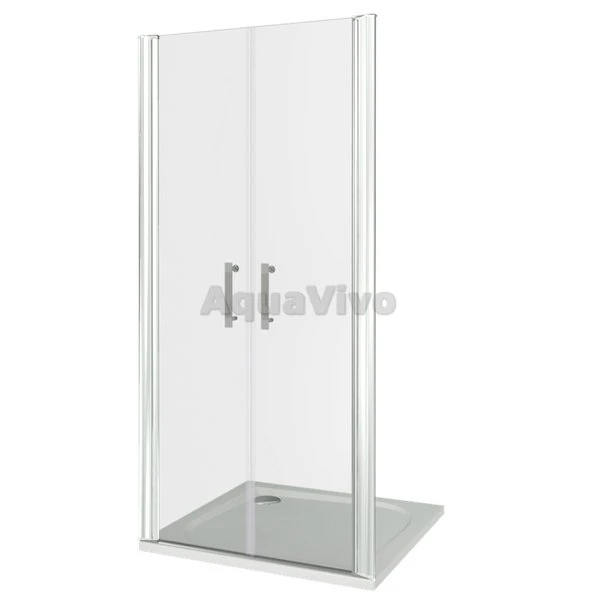 Душевая дверь Good Door Mokka SD-100-C-WE 100, стекло прозрачное, профиль белый, с магнитным профилем - фото 1