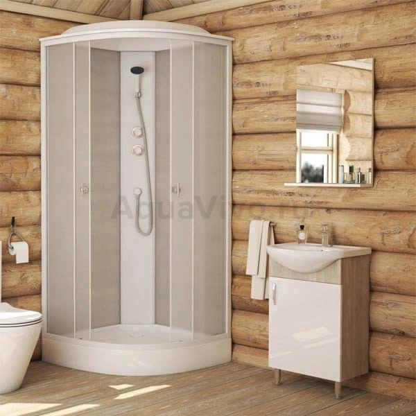 Мебель для ванной Grossman Eco Line 52, цвет белый / дуб санома - фото 1