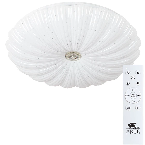 Потолочный светильник Arte Lamp Biscotti A2675PL-72WH, арматура белая, плафон акрил белый, 49х49 см