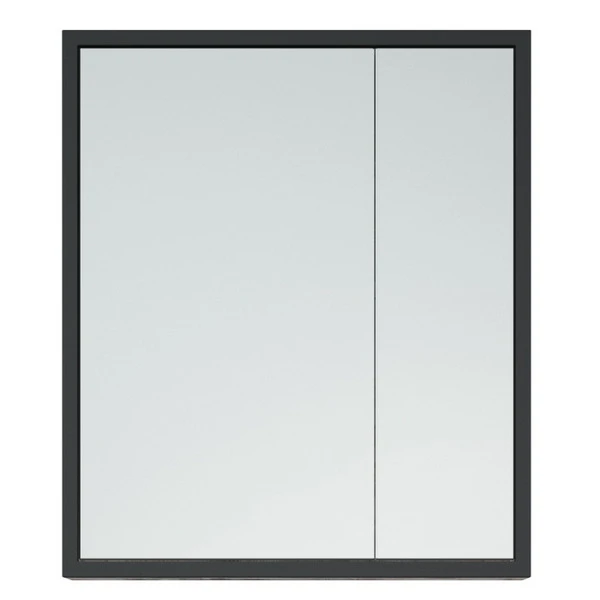 Шкаф-зеркало Corozo Айрон 60, цвет антик