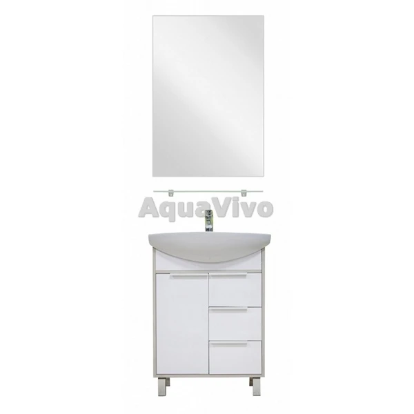 Мебель для ванной Акватон Рико 65 цвет белый / ясень фабрик