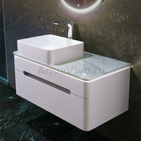 Мебель для ванной Jorno Shine 90, цвет белый - фото 1