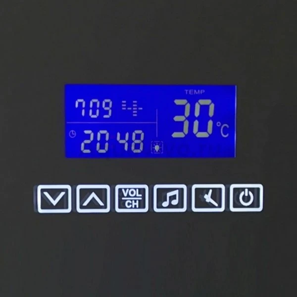 Зеркало Belbagno SPC-RNG-700-LED-TCH-RAD 70x70, с подсветкой, Bluetooth, термометром, радио и сенсорным выключателем - фото 1