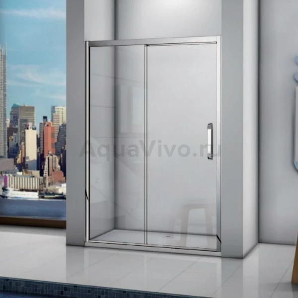 Душевая дверь Good Door Antares WTW-100-C-CH 100, стекло прозрачное, профиль хром - фото 1