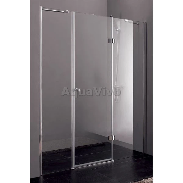 Душевая дверь Cezares VERONA-W-B-13-40+60/30-C-Cr 130, стекло прозрачное, профиль хром