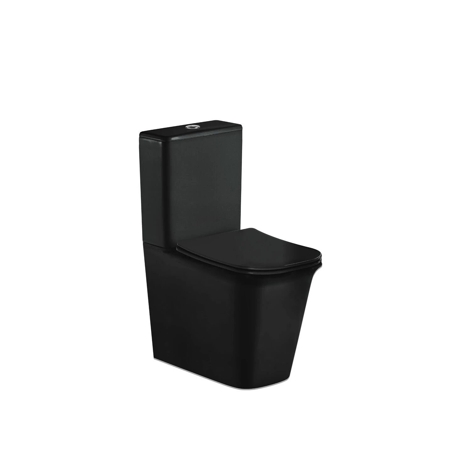 Унитаз CeruttiSPA Arno MB CT9827 напольный, безободковый, с сиденьем микролифт, цвет черный матовый