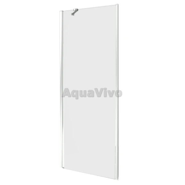 Боковая стенка Good Door Mokka SP-100-C-WE 100, стекло прозрачное, профиль белый, с магнитным профилем