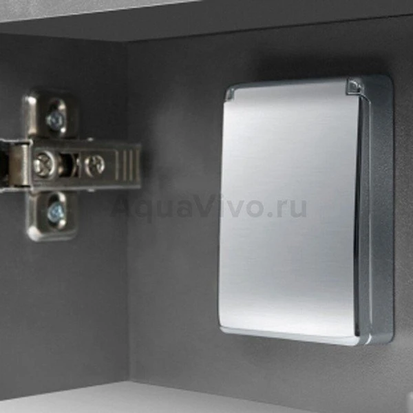 Шкаф-зеркало AM.PM Spirit V2.0 60, с подсветкой, цвет белый, левый