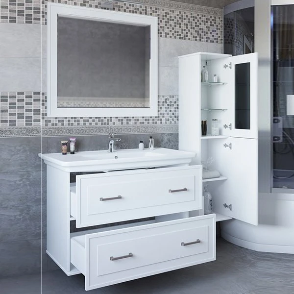 Мебель для ванной Sanflor Модена 105, цвет белый - фото 1