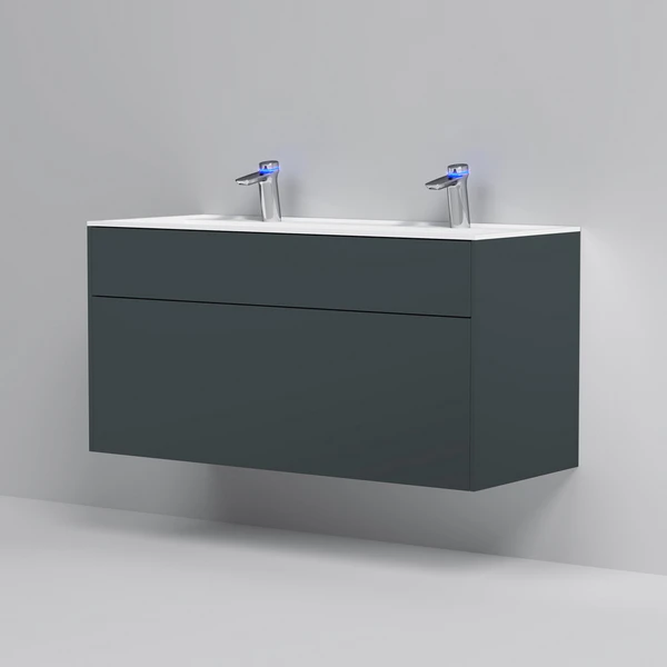 Мебель для ванной AM.PM Inspire 2.0 120 подвесной, цвет графит матовый - фото 1