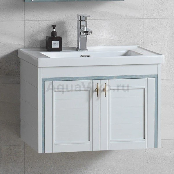 Мебель для ванной River Amalia 60, цвет белый / голубой