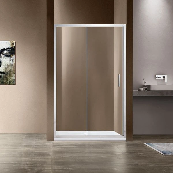 Душевая дверь Vincea Garda VDS-1G 120x190, стекло прозрачное, профиль хром