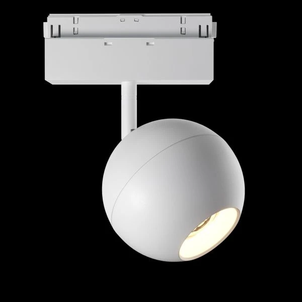 Трековый светильник Maytoni Technical Track Lamps TR028-2-15W3K-W, арматура белая, плафон металл белый - фото 1