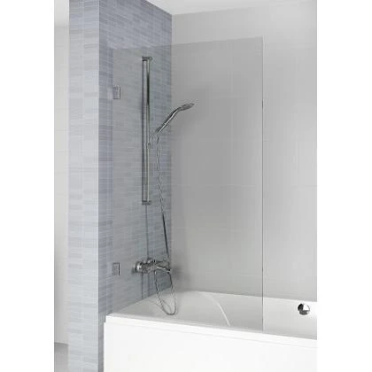Шторка на ванну Riho Scandic Nxt X409 60, с доводчиком, стекло прозрачное, профиль хром