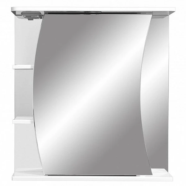 Шкаф-зеркало Stella Polar Пелаго 65/С, правый, с подсветкой, цвет белый