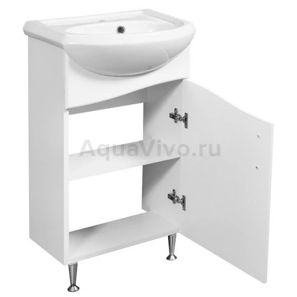 Мебель для ванной Stella Polar Волна 45, цвет белый - фото 1